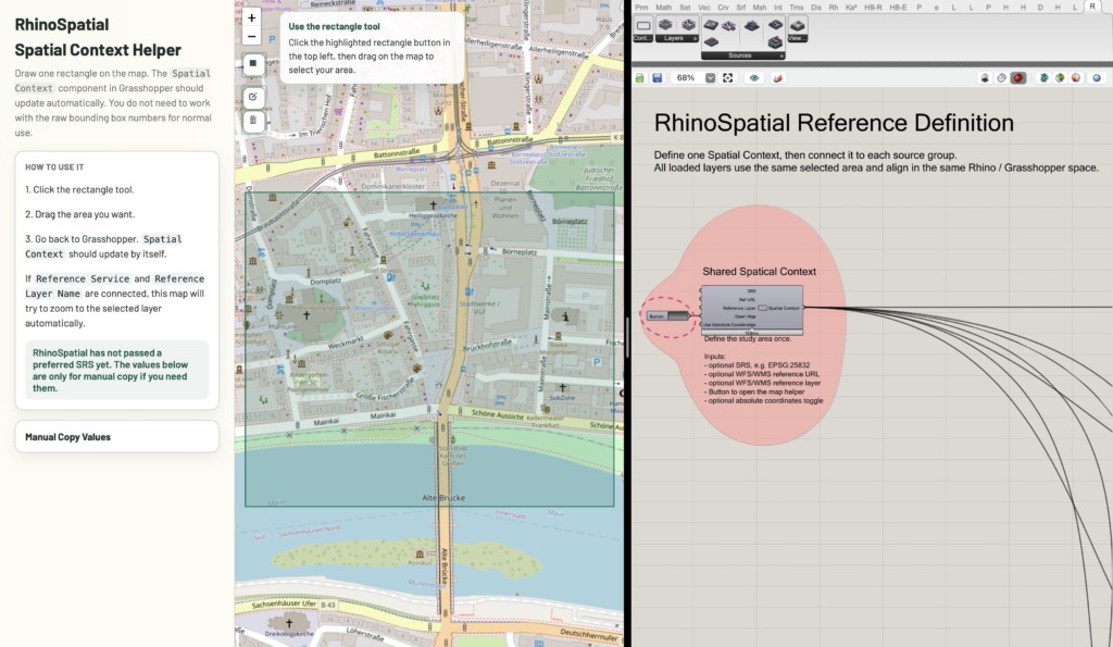 RhinoSpatial Spatial Context reference definition in Grasshopper